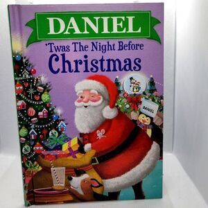 "Daniel" personalized Hardcover "Twas the Night Before Christmas" Story Book